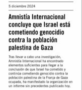cesarpinedar's tweet photo. Lean más bien los reportes expertos: 

Informe independiente de Naciones Unidas: genocidio
Human Rights Watch: genocidio
Amnistía Internacional: genocidio.
Asociación Internacional de expertos en genocidio: genocidio
Relatora especial Palestina: genocidio

Todos las autoridades y expertos en genocidio concluyen que Israel comete genocidio pero la derecha sionista mexicana quiere, rayando en el delirio, negar lo que todos hemos visto suceder ante nosotros creyendo que con un libelo negacionista publicado en Nexos pueden ocultar el genocidio.