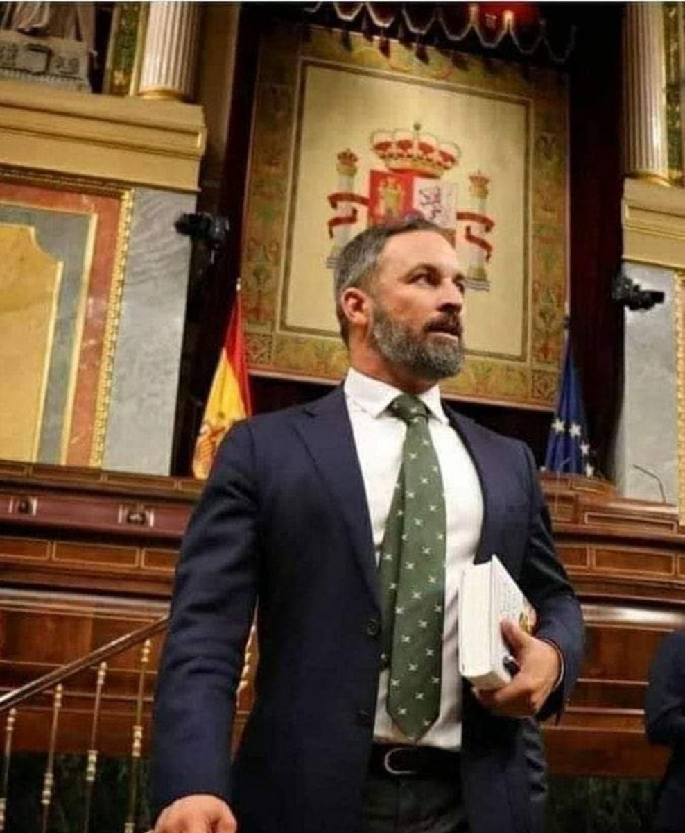 voxsincomplejo's tweet photo. Usted votaría por Santiago Abascal @Santi_ABASCAL a la Presidencia de España 🇪🇦 ?

🔁 SI https://t.co/d89CndGVUz