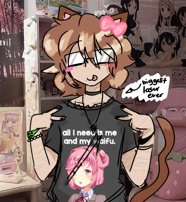 NOTmiolalala's tweet photo. i drew charlie as a catboy for two dollars thank you charlie for paying me and sorry for making you an incel https://t.co/94sO9XUfVf