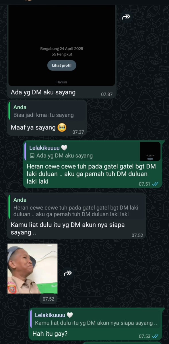 penarilatarrr's tweet photo. Punya laki kalo ada yg DM pasti bilang, giliran udh ngegassss taunya yg DM ke dia laki astgaaaa 😂😂😂. Kalo laki kamu aja sayang yg bales gapapa @kopisusuaduk 😝😝 https://t.co/0YaO83QLfL