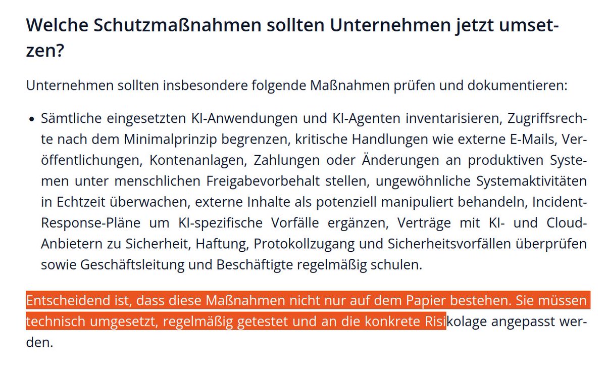 personenprofil's tweet photo. @Boersenradar Deshalb verlangen #Rechtsanwälte nach #Schutzmaßnahmen:

"Sie müssen technisch umgesetzt, regelmäßig getestet und an die  konkrete Risikolage angepasst werden."

https://t.co/nm6kkAMTHm

=> #Hyperresilienz!
https://t.co/U3Q9jGrVVD https://t.co/Zcm3Sl9Xke