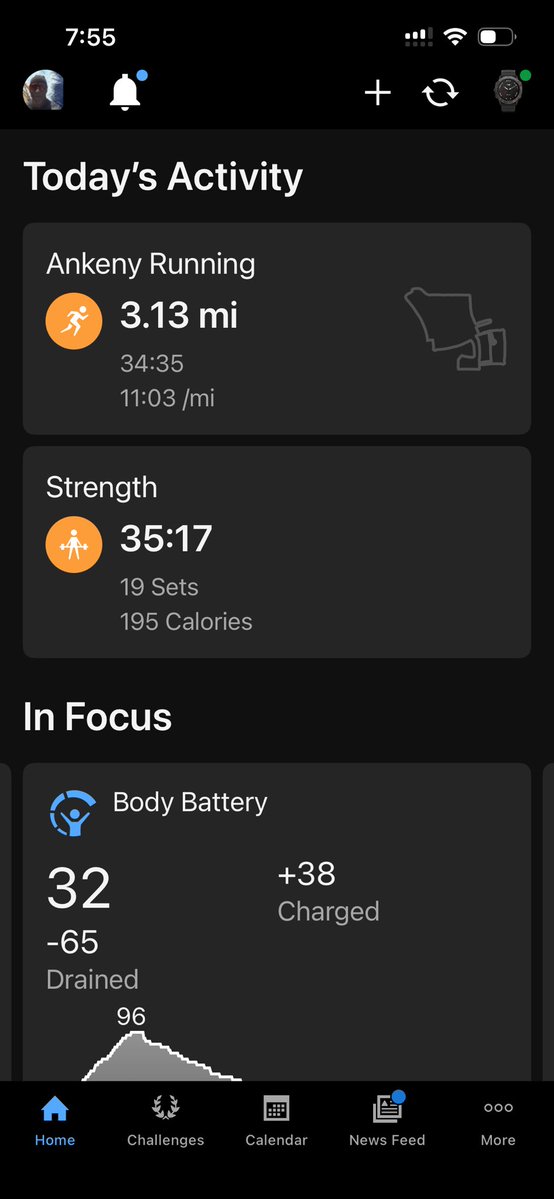 bigmattpaulsen's tweet photo. Hello Humpday! Late to the party today! It was storming this morning bad so I pushed the run off to after work and the gym. But it’s all done! My right hip flexor yelled at me on the run..slowed down and kept it easy. Hungry!! 😋 always hungry! #jkm #inspire #missbella #thisis61 https://t.co/7bfno2tbGu