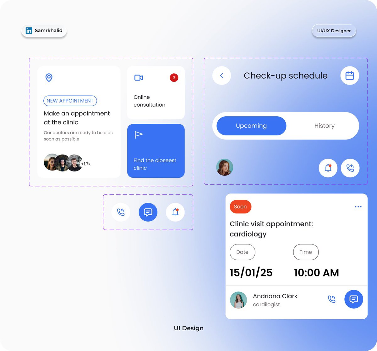samrkhalid's tweet photo. Practice على بناء Component Library منظمة، واستخدام الـ Variants، الـ Auto Layout، والـ Responsive Design لشا��ات مختلفة 📷📷التركيز كان على تنظيم الـ File واحترافية تفاصيل الـ UI.
#UIUX #ComponentLibrary #AutoLayout #ProductDesign https://t.co/C0fqOqbr2s