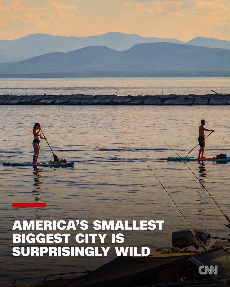 CNN's tweet photo. For travelers, Burlington, Vermont, presents a chance for an urban escape that still offers easy access to nature and a small-town experience. Tapping into the small-city spirit is a great way to kick off a visit to the close-knit community, where civic engagement runs deep. https://t.co/ByA5oDZaVN