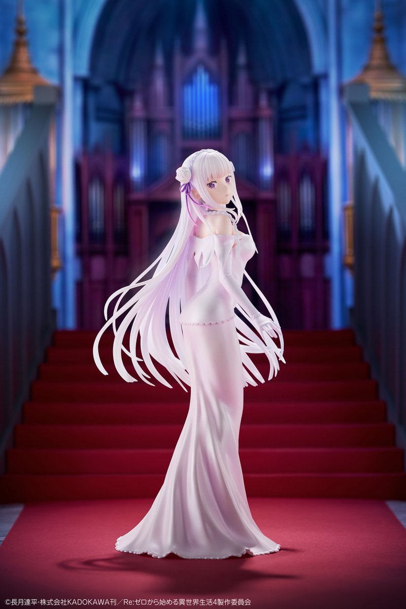 designcoco_t's tweet photo. ／
COCOストア
＼
TVアニメ『Re:ゼロから始める異世界生活』より、ウェディング衣装をまとったエミリアが1/7スケールフィギュア化！
『エミリア ウェディングドレスVer. 1/7スケールフィギュア』

☆完全受注生産☆
予約締切：10/1→https://t.co/ZL4i6gYZV6

#エミリア #リゼロ #rezero #デザインココ https://t.co/Q5E7NmGzqu