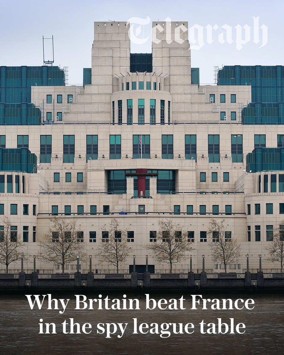 RT by @mikenov: RT by @mikenov: MI6 has been named Europe's most powerful intelligence agency, beating rivals in France, Germany and Ukraine. Here's why Britain's spies came out on top ⬇️