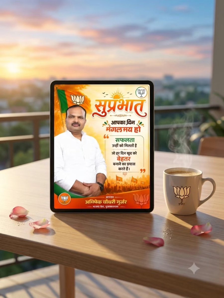 abhishekch__'s tweet photo. जीवन एक उपहार है, और हर सुबह एक नया अवसर। आज का दिन पूरे दिल से जिएं और इसे यादगार बनाएं। सुप्रभात! #Suprabhat #LiveLifeToTheFullest #MakeItCount https://t.co/4Hzia9CuBy