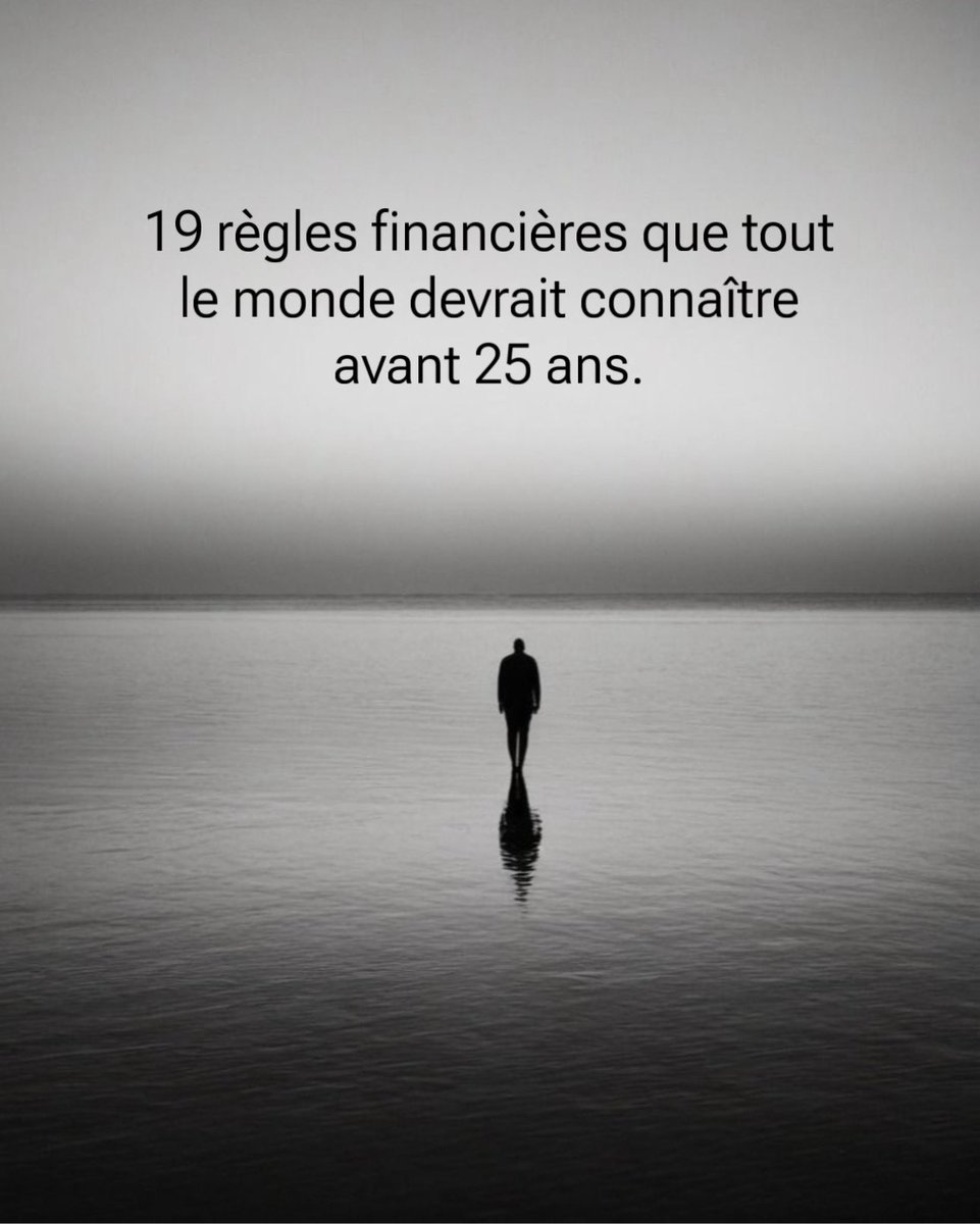 Mindset_FR's tweet photo. 19 règles financières que tout le monde devrait connaître avant 25 ans. https://t.co/TvxhPqOOzy