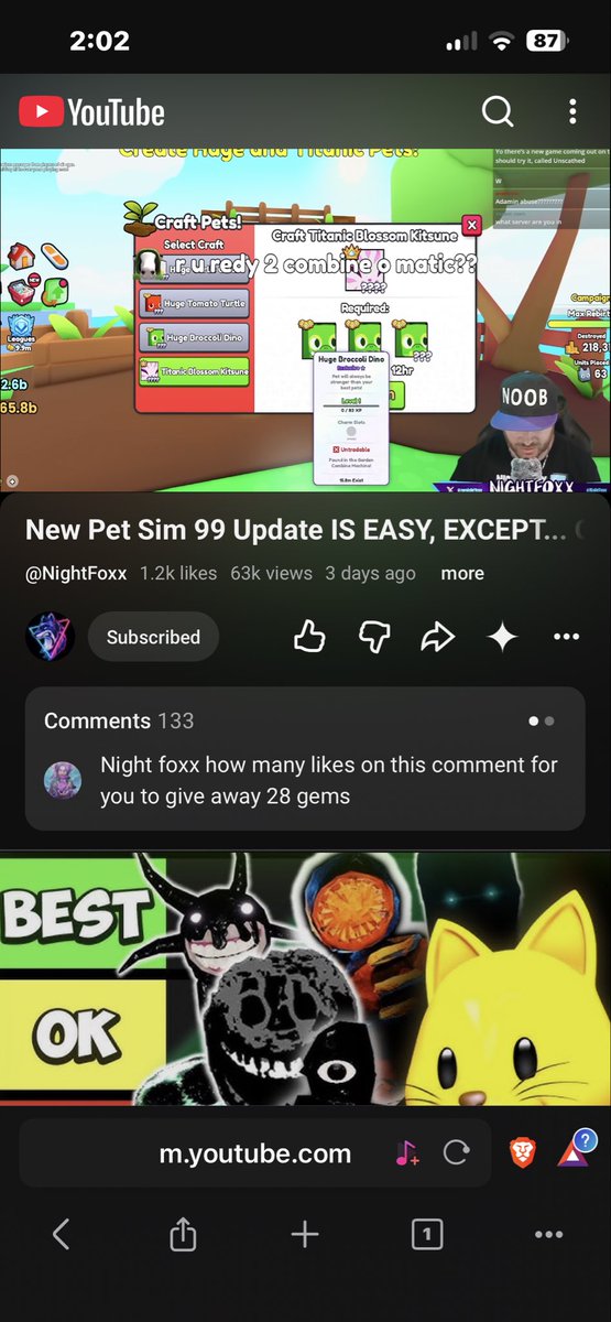 Jay4iey's tweet photo. @RJsWorld3 Went back to nightfoxx’s video and in the beginning of the update last Saturday it shows three dinos https://t.co/3L4xdsR8iO