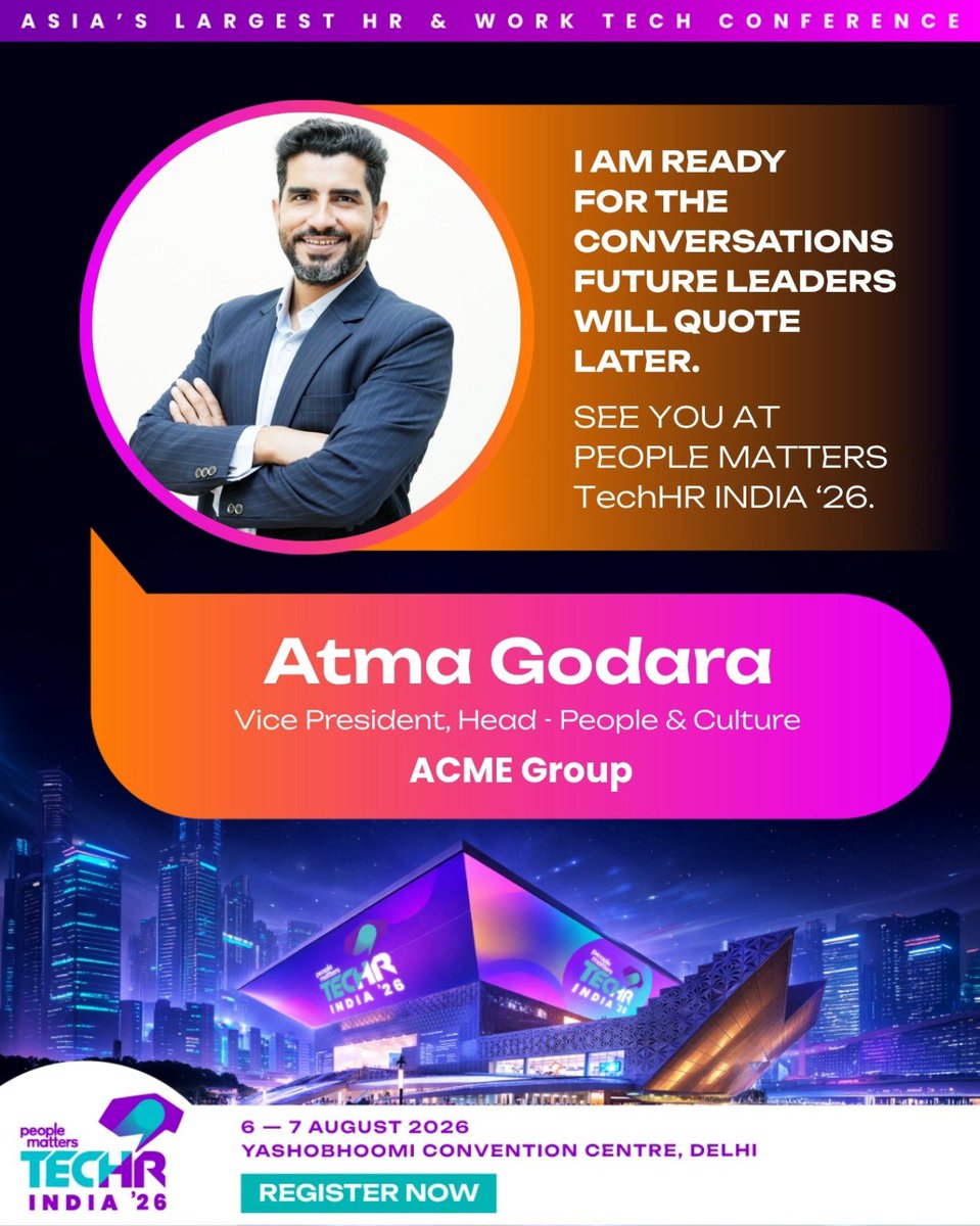 GodaraAR's tweet photo. See you at #TechHRIN @PeopleMatters2 https://t.co/VdWe7x4DRS