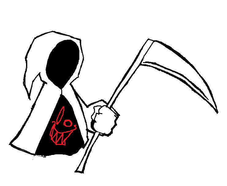 Excitablez's tweet photo. @Sore_3Y3s hi!! this art ISNT by me,, by someone I used to know but sadly cannot remember them for the life of me,, but i present,, Scyikes!! Ghost like fella who tries to be scary by hanging around graveyards and looking intimidating but no one really cares-(their cloak is a dark grey!) https://t.co/hkcN5VNzWx