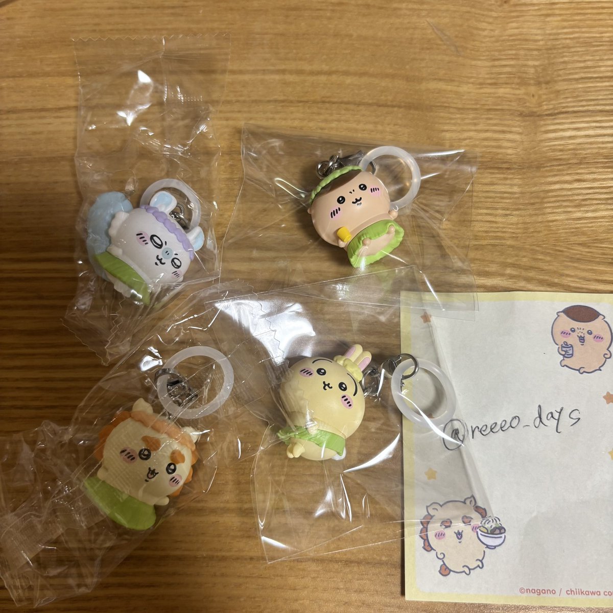 reeeo_days's tweet photo. 【交換】
ちいかわ 映画特典 入場特典
めじるしアクセサリー チャーム
ミニフィギュア 第1弾

譲】モモンガ、シーサー
⭐︎うさぎ、くりまんじゅう（開封済み）

求】⭐︎ハチワレ>>ちいかわ>古本屋
※纏めて方優先
池袋手渡し:最短8/7 18時以降or郵送

検索からでもお気軽にお声掛けください🙇🏻‍♀️ https://t.co/G4ZUVhSvb2