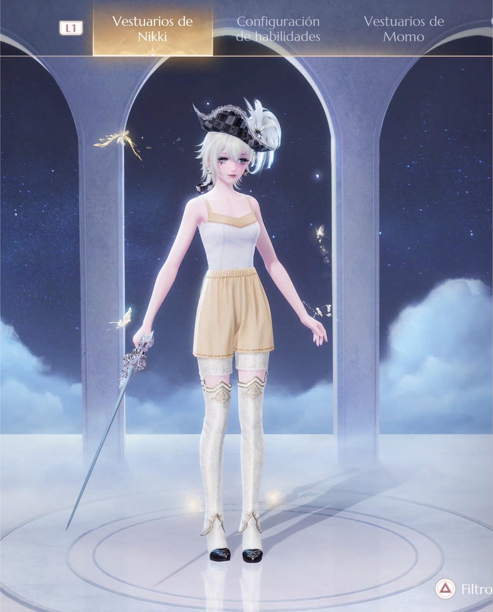 GeekBoyCrossing's tweet photo. Valdrá la pena gastar 150 pesos más (8 dólares aprox) para sacar el resto del traje? #nikki #infinitynikki #infinitynikkigame #gacha https://t.co/787Q6xSF5z