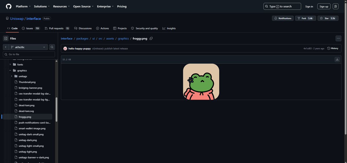 _xSalmane's tweet photo. so here is a summary about $FROGGY 

we found pics on @Uniswap github

https://t.co/Yx8icp1We7

https://t.co/NmJUALACy9

@haydenzadams & @Uniswap loves FROGGY 

we found an instagram account named "haydenzadams_" created in 2013 with a froggy post

https://t.co/JrOIZmrKdF

and we can see @haydenzadams is holding froggy nfts on opensea: https://t.co/b3byu8Jjow

so $froggy on @TradePools is coded?