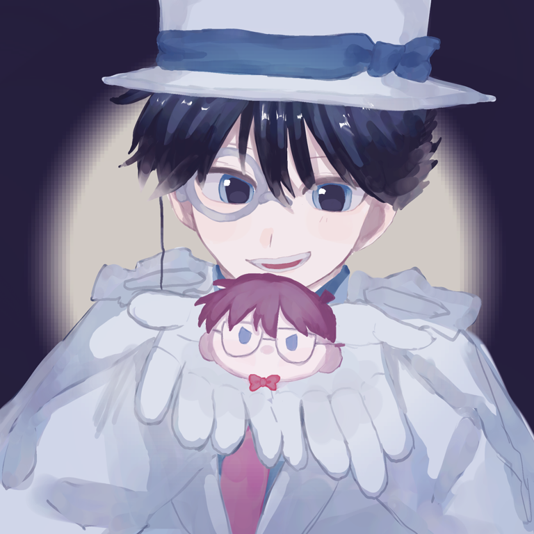 unique_ppp's tweet photo. ツムツムコラボの時に描いていた
#怪盗キッド #名探偵コナン #イラストㅤㅤㅤ https://t.co/C58hGDBvHC