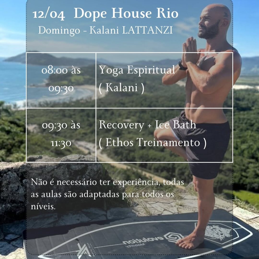 kalanilattanz's tweet photo. Fala, pessoal!
Quero convidar vocês para uma experiência especial de yoga comigo nesse próximo domingo, dia 12/04, na

Sou instrutor de yoga e viajo pelo mundo e pelo Brasil compartilhando essa prática com pessoas que se conectam com esse estilo de v... https://t.co/LvMIqgZyMZ