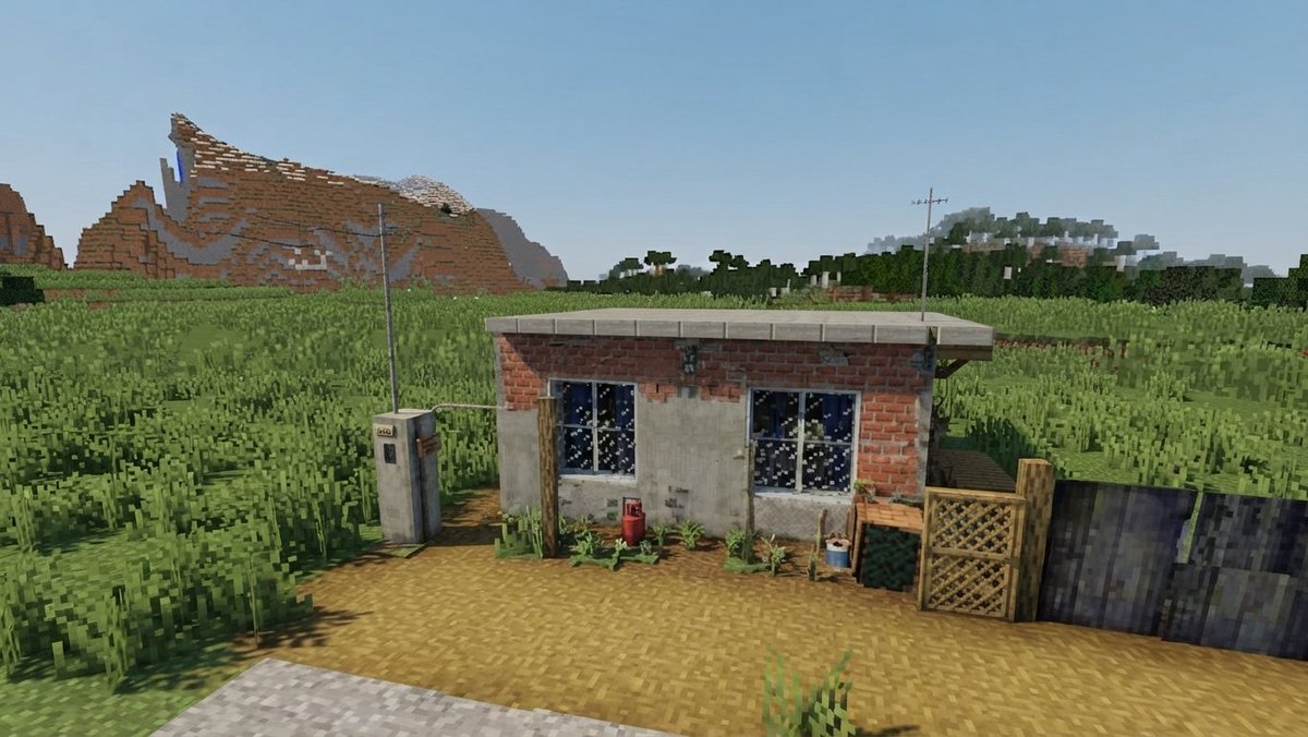 ShittForBrainss's tweet photo. garpa mi casa? la hice rapido porque se me viene la noche y se llena de creepers https://t.co/HC32kDmH6L