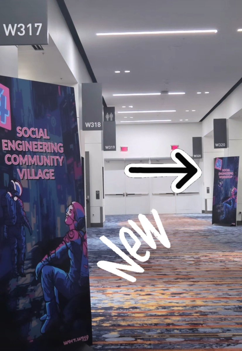 sec_defcon's tweet photo. Excited for our brand new SEC Labs Workshop room W320

Check out our schedule (look for the SEC Labs tab) to see what we have planned! https://t.co/rkH2yoU236

Also the workshops seats 42 people, be sure to get in line early! https://t.co/DPa8knXgC9