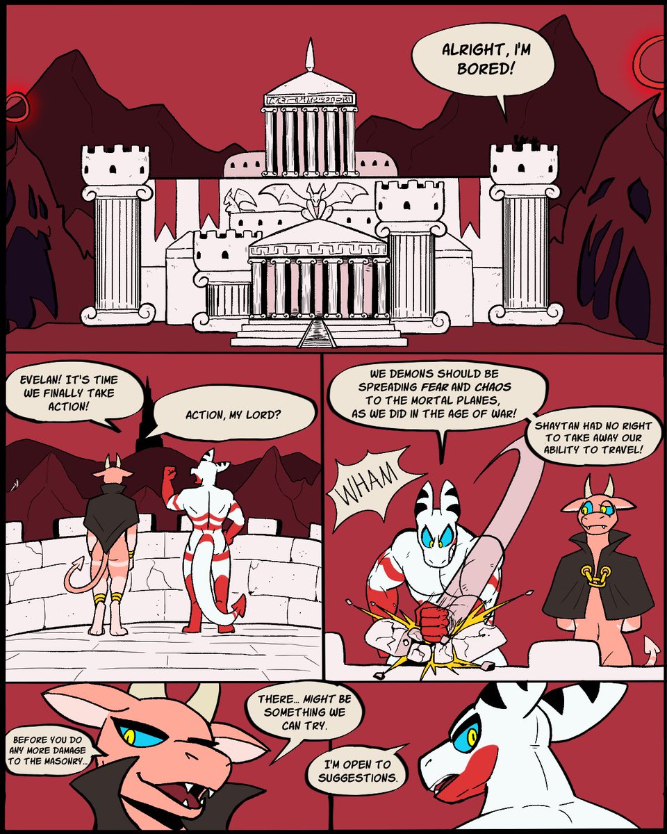 DealWithADemon's tweet photo. Deal with a Demon Chapter 1
Pages 1-4 https://t.co/2gb3HRI0Yr