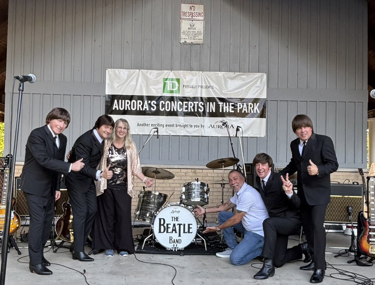 TMrakas's tweet photo. Wow!! Another incredible Concert in the Park as The Beatle Band had everyone twisting and shouting! It was great to see and chat with so many Aurorans enjoying a beautiful Wednesday evening in our historic Town Park. See you all next week! https://t.co/CMvD5h5OSe