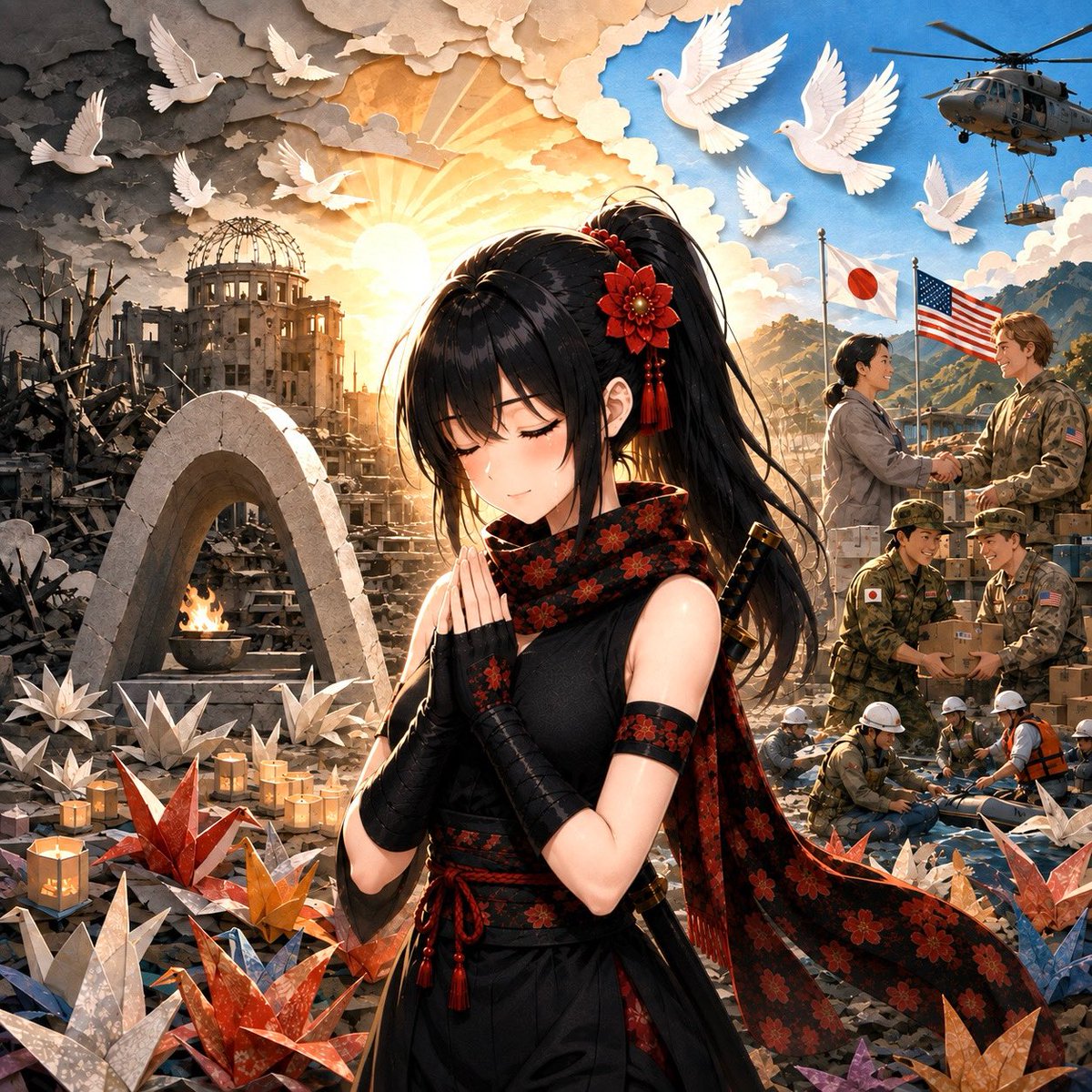 hokkori_buzz's tweet photo. 🇯🇵 Dear American friends, I will never forget either the tragic history or the friendship you extended to us. 😭🕊️

August 6, 1945.

An atomic bomb was dropped on Hiroshima, and countless precious lives were lost.

I offer my heartfelt condolences to every person who lost their life.

Remembering the past and continuing to live in hatred are not the same thing.

Japan and the United States once fought a bitter war.

But we chose reconciliation over hatred, and today we are among the closest friends and allies in the world. 🇯🇵🤝🇺🇸

During the Great East Japan Earthquake, even in the face of danger and extremely difficult circumstances, you launched Operation Tomodachi without delay, stood beside Japan, and did everything you could to help us. Not a single day has passed that I have forgotten what the American people did for us. 🥹

Japan will never forget either its tragic history or the priceless friendship you have shown us. 🇯🇵🤝🇺🇸🕊️

Never.

Forever… 🥹❤️🇺🇸🇯🇵