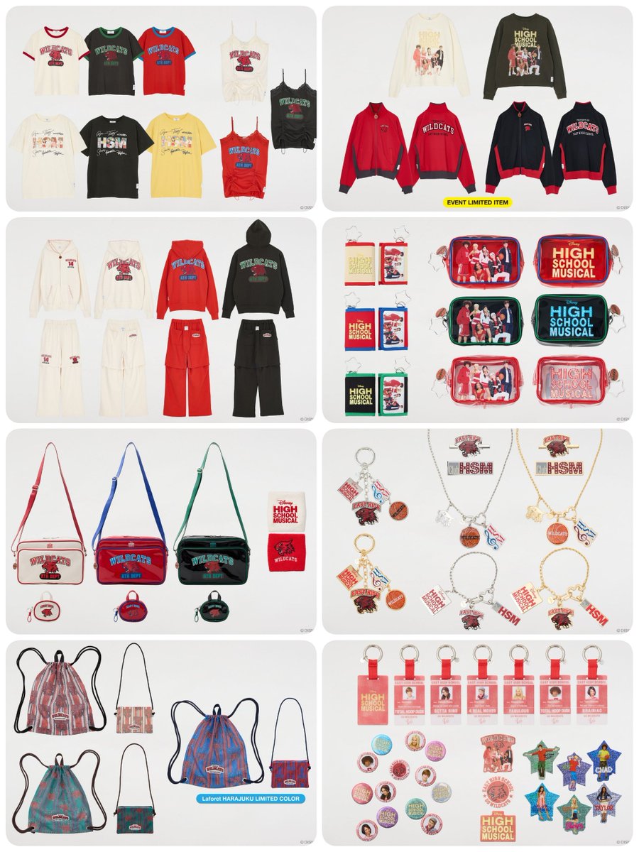 tdr_415's tweet photo. ━━━━━━━━━━━━
#MUS
「HIGH SCHOOL MUSICAL COLLECTION」
✎𓂃8月5日　#Dマケ
✎𓂃8月19日　順次販売開始

ハイスクール・ミュージカル20周年を記念したコレクションが登場⊹˚.
ロゴやワイルドキャッツモチーフを日常に取り入れよう⋆˙⟡

https://t.co/8511sMsspG
©#Disney https://t.co/ICqXafrrLr