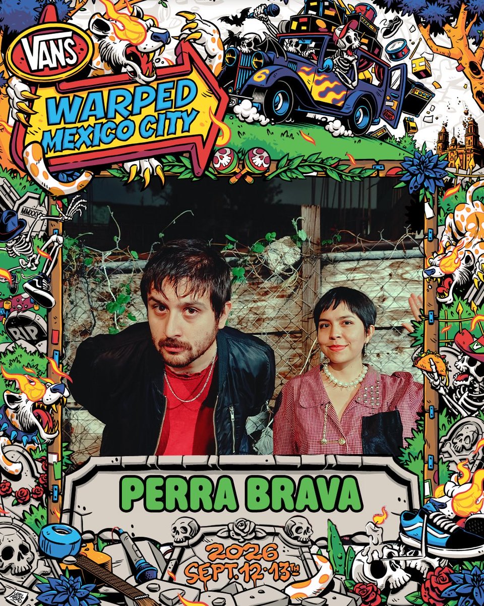 indierocks's tweet photo. Más talento nacional presente en el Vans Warped Tour Mx. 🔥🐶

Perra Brava se une a esta primera edición en donde el dúo capitalino dará una presentación explosiva y llena de canciones nuevas.

Checa toda la info en: https://t.co/YgDxuEEkZJ https://t.co/j3pV3jZd1K