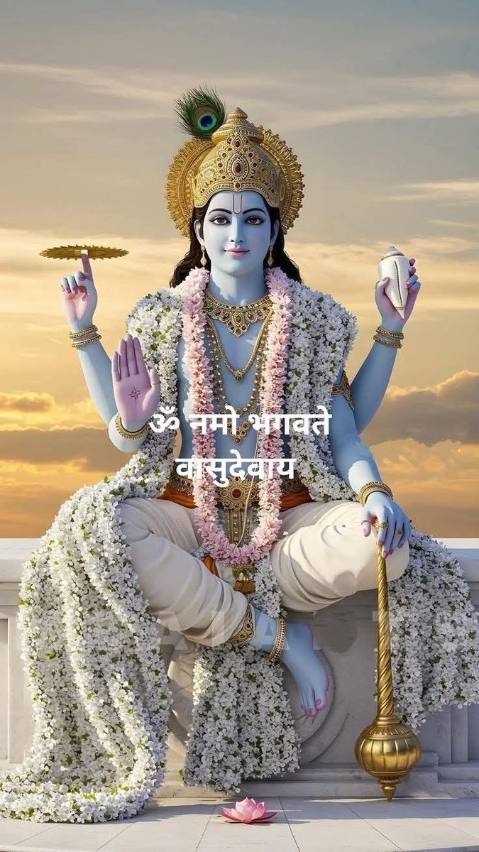 pd_dubey1's tweet photo. ॐ नमो भगवते वासुदेवाय 🚩
नमो नारायण 🚩🚩
जय श्री हरि 🙏🙏 https://t.co/MhIeQm91p3