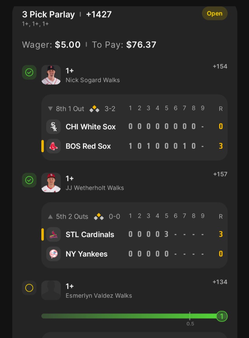 Cc_betts's tweet photo. Thank you @dapper_cappers for once again giving me the data for another +1427 hit. ✅✅✅ If you haven't signed up, do it! 
#Gambling𝕏 https://t.co/M6i1N8yA4q