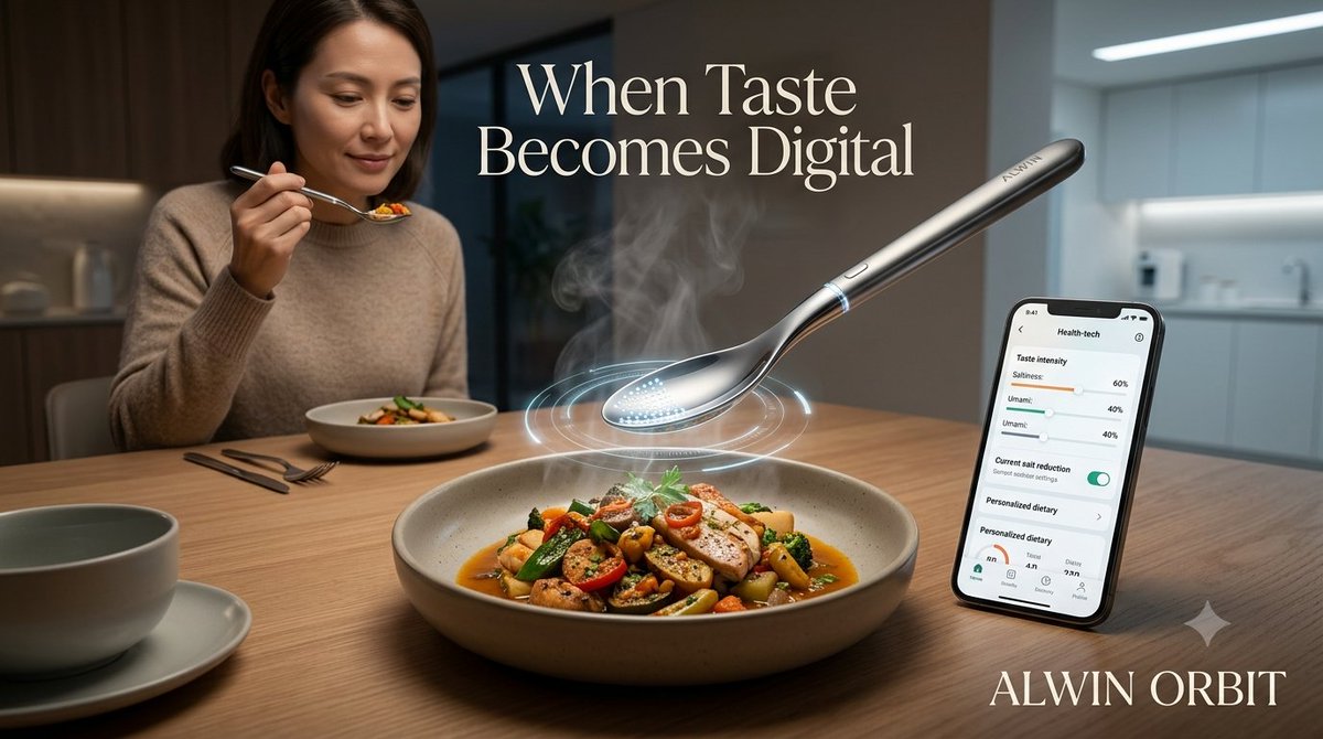 alwin_orbit's tweet photo. 🥄 Digital Tongue Spoon! Discover how electric taste stimulation makes low-salt food taste delicious.

​👇 Read:
https://t.co/e26f4gzo5H

#HealthTech #AlwinOrbit https://t.co/8AcxzTBSy0