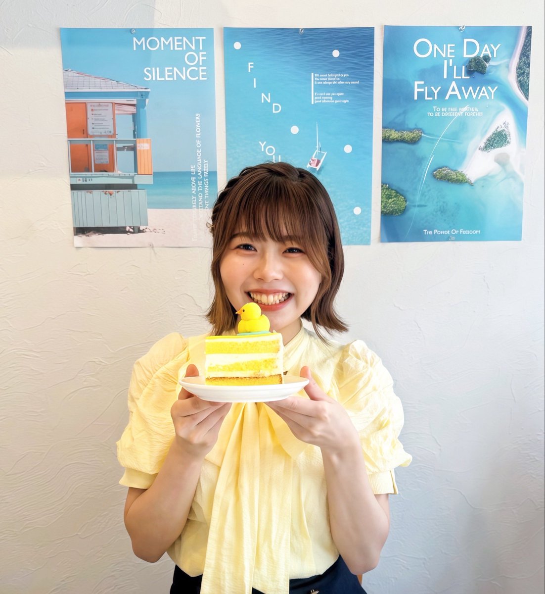 miushark_NT_D's tweet photo. まおちゃんとアヒルのケーキを食べました🐣🍰💕
お洋服も見たりしたんだけど好みが一緒すぎて楽しかった🥰
また遊ぼうね✨️ https://t.co/SoM9p3i6CJ
