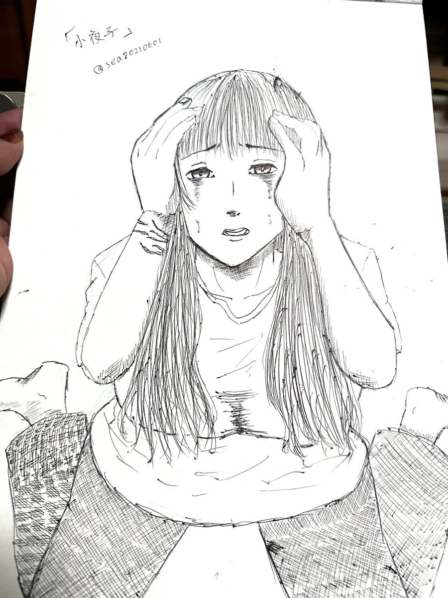 amagami_Reality's tweet photo. アナログ絵 https://t.co/B2ElPUePt6