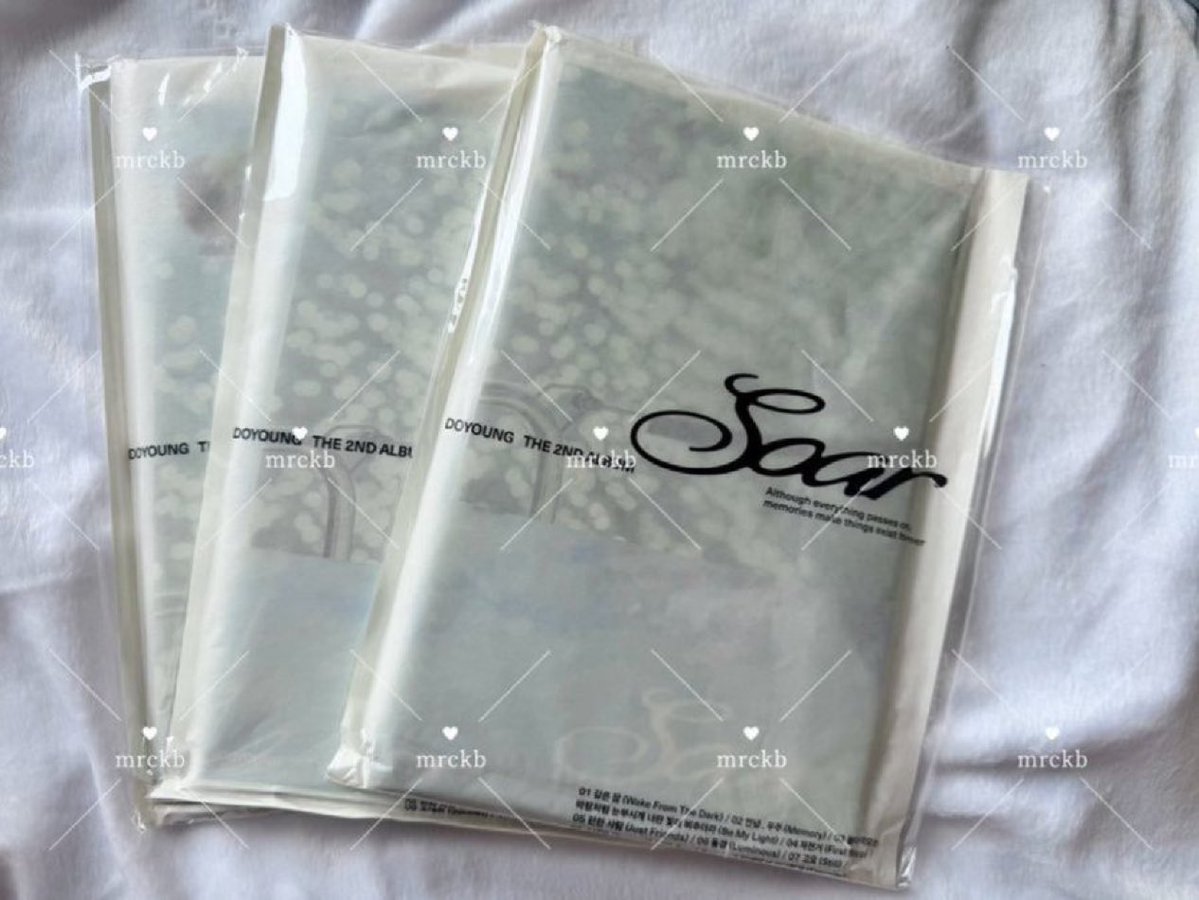 miraclekbstore's tweet photo. ε wts | พร้อมส่ง з 

🍀🪽 อัลบั้ม doyoung soar 
be my light ver.  ไม่แกะ
ღ 127 รวมส่ง
สนใจ dm ค่า 💓

#ตลาดนัดnct #ตลาดนัดอซท #ตลาดนัดnct127 https://t.co/2uPmyM8vQx