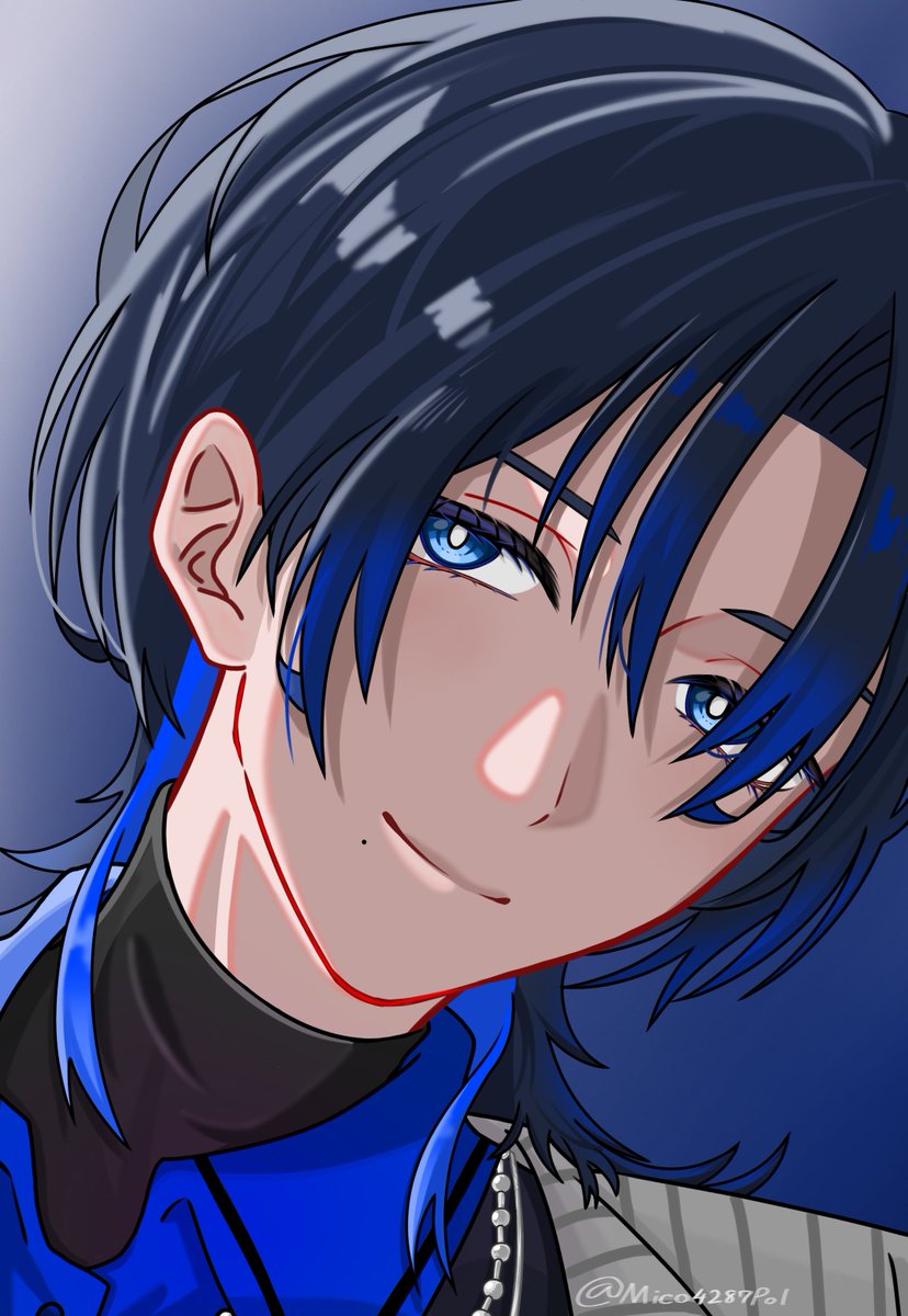 Mico4287Pol's tweet photo. 良き感じに描けた青くゆ🖋️やはりｲｹﾒﾝ✨️
#青ペン https://t.co/AgUuIo4YGM