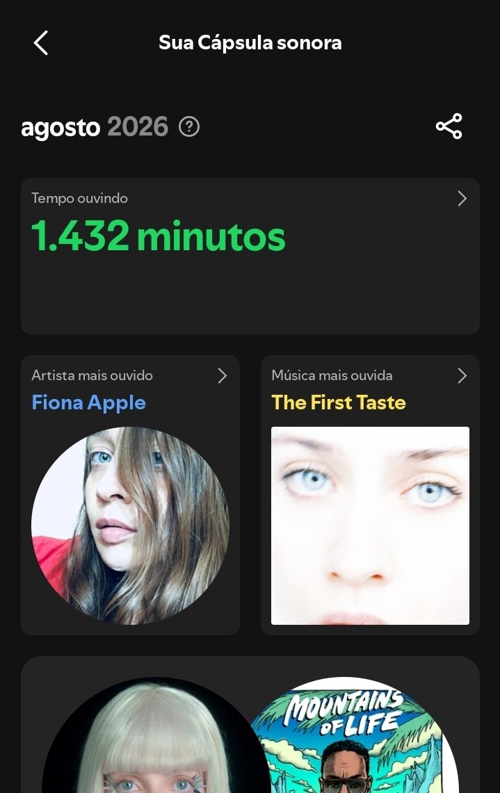 Sasha_Cruz's tweet photo. a cápsula sonora de todo mundo já mudou pro formato semanal, mas a minha ainda continua como mensal 😔 https://t.co/5k4NjI2W2i