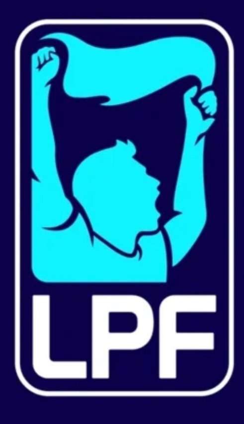 amarulagold's tweet photo. A alguien más le pasa en este logo horrible ver sólo el bicho deforme de 4 patas que hay adentro!? No puedo ver otra cosa que esa monstruosidad azul en el medio... #LPF #logo https://t.co/vSz30oVLlU