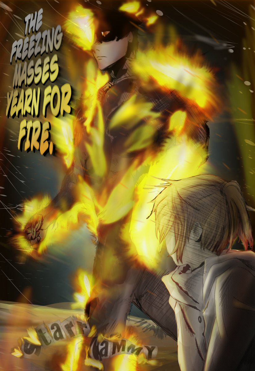 itzstarrcammy's tweet photo. “The freezing masses yearn for fire.” Firepunch fanart!! ❤️‍🩹 #digitalartㅤㅤㅤㅤ #fanart #firepunch #fujimoto https://t.co/FBiN0zgGYi