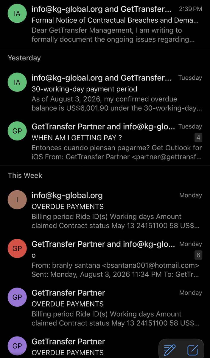 BranlyPiter's tweet photo. @GetTransfercom I’d love to take your travel advice. But with what funds? @GetTransfercom is still holding over $6,000 of my earnings, far beyond the 30 working days in your own agreement. And Please don’t tell me to email you if you are only responding with AI https://t.co/YjmS1lGc7D