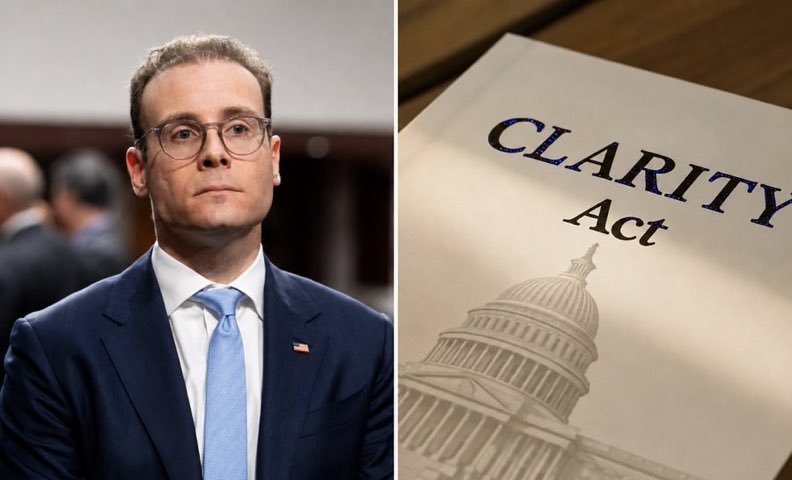 JeromePowell67's tweet photo. BREAKING: 🇺🇸 CFTC Chair Mike Selig says the agency is prepared to move forward with crypto regulations even if the CLARITY Act fails to pass.

There is a Plan B! https://t.co/D6vpScMHcg