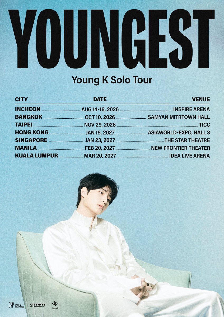 msiakpopfans's tweet photo. Upcoming Events in Malaysia 🇲🇾

2026
08/09: #SUMMERAGAIN (T-ARA)
08/19: #BLAZETHEWAY_KUALALUMPUR (&TEAM)
08/21: #JANNABI_SweatandStardust_KL
08/22: #iKON_FOUREVER_TOUR
08/28: #SkechersSunwayPyramid (SEVENTEEN's DK, SEUNGKWAN, & DINO) 🆕
08/31: #MakestarxRIIZEfansignandphotoevent
09/04: #MILLI_JAAEHH_ASIATOUR_KUALALUMPUR
09/13: #SUPERJUNIOR_83z_1983
09/27: #TOPPRESTUDIO2026INKL 🆕
10/03: #ENJOYTHESHOWTOUR (Henry Lau)
10/10: #4WARD (MAMAMOO)
10/11: #SilicaGelKualaLumpur
10/25: #ROSETOPIA_in_KualaLumpur (The Rose) 🆕
11/07: #ROCKETLAUNCH (QWER)
11/07: #ABOUT_THE_THINGS_WE_CALLED_ORDINARY (Super Junior's Yesung) 🆕
11/14: #CHOOM (BABYMONSTER)
11/22: #thepiecestour (wave to earth)
12/05: #WHO_DAT_GIRL (IZNA)
12/12-13: #BTS_WORLDTOUR_ARIRANG_KUALALUMPUR
12/26: #KNOCK_ON_Vol_2_IN_KUALALUMPUR (BOYNEXTDOOR)

2027
01/09: #COSMOS_WORLD_TOUR_IN_KUALALUMPUR (BIGBANG) 🆕
01/09: #NCT127_5TH_NEOCITY_THE_REDLINE 🆕
03/20: #YoungK_Solo_Tour_YOUNGEST 🆕
