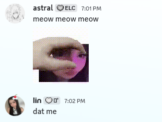 illunies's tweet photo. my bf got a gif of hand petting me #WhatDatMean https://t.co/X6QVhcuuUV