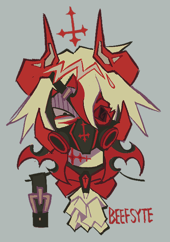 beefsyte's tweet photo. "i think exorspace would look so cool in your style....... blinks with my big eyes" -> I tried drawing Exorspace years ago that I've never once shown to others so I redrew what I remembered on the first design I made https://t.co/WI4oeFxkPg https://t.co/zsg1PZKKbr
