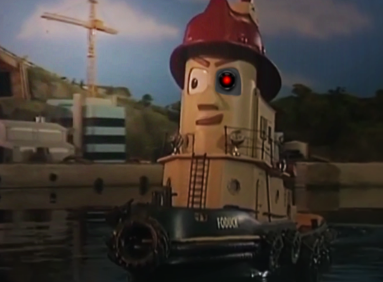 sirhybridhenry's tweet photo. So i was just watching some Theodore Tugboat with my uncle's daugther's son's grandpa's neice's son, when we got to the episode "Foduck blows his stack" And then the boats started to do things that were NOT christian friendly, #angrymom #protectyouth 😡💢 https://t.co/Jg1gHh6oF3