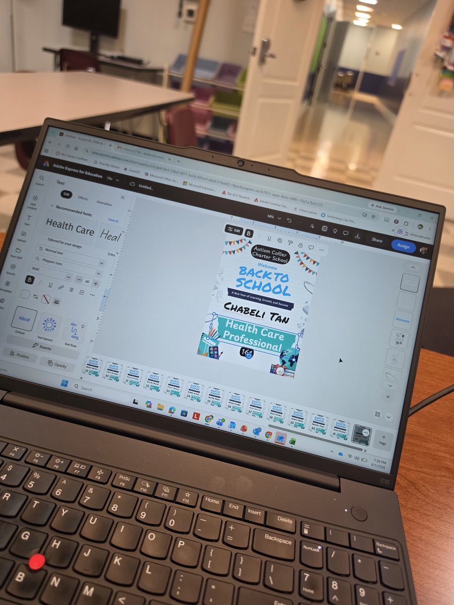 Hinkels_Hangout's tweet photo. Not me over here using Bulk Create for all the things. Personalized car rider signs, check. Personalized room sign for all staff, check. Done in no time, also check.
#AdobeEduCreative #backtoschool #teachers #allthethings #AutismCollierCharterSchool https://t.co/uuCWbvXoWn