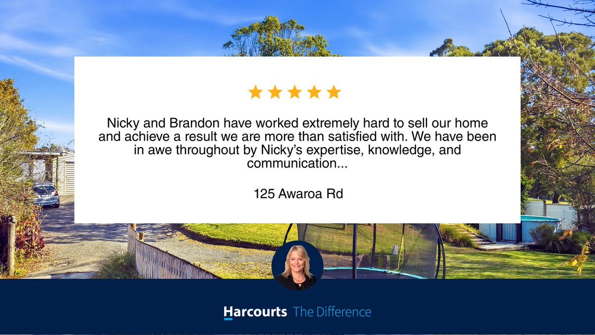 harcourts_hlvle's tweet photo. π Our agentβs latest RateMyAgent review in Helensville π
Dynamic duo!
πΆhttps://t.co/iQdnaBEPTk
Individual: Agent 10014296
#ratemyagent #realestate #HarcourtsTheDifference #wemakeitpossible #harcourts #review #testimonial #propertymanagement https://t.co/R0U0TdEvar