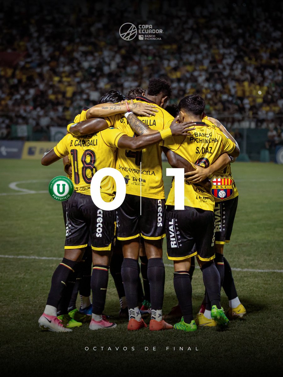 dhaniel_2002's tweet photo. ¡Clasificó el ídolo!

Barcelona Sporting Club clasificó a octavos con un gol de penal marcado por Jhonny Quiñonez.

Imagen tomada de: Barcelona Sporting Club 

#barcelonasportingclub #copaecuador #futbol 

¿Qué te pareció el rendimiento de BSC en el partido? https://t.co/LL1vieojMe