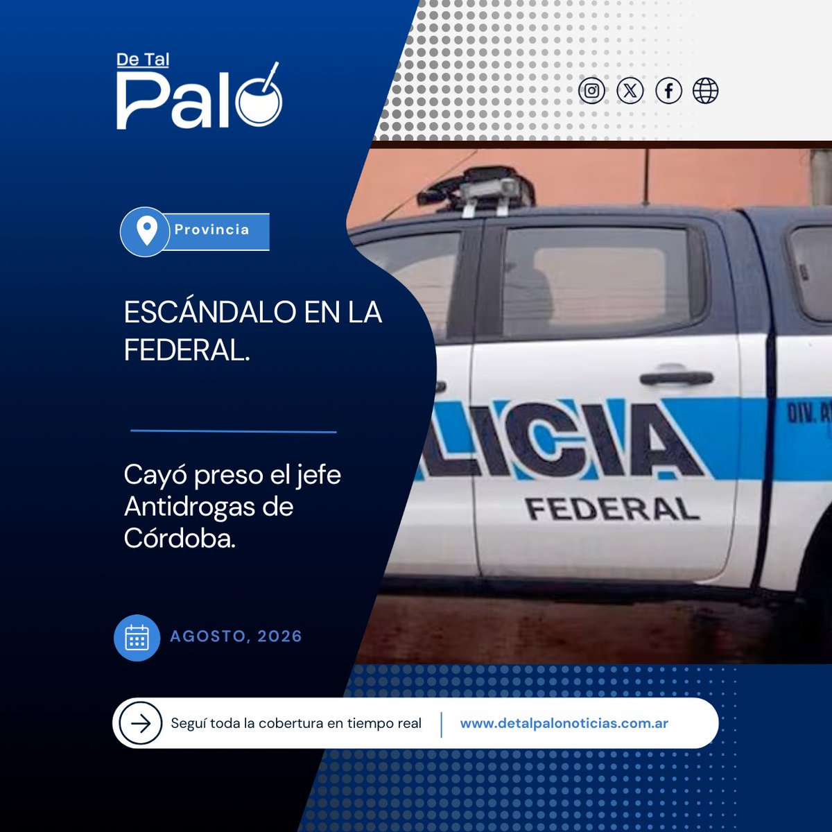 TalNoticias's tweet photo. El comisario Alejandro Falcón está acusado de peculado, hurto, recepción de dádivas y destrucción de documentos públicos. La Justicia investiga faltantes de dinero en allanamientos, uso indebido de móviles oficiales y otras presuntas irregularidades.

https://t.co/c1R0FE5wRU https://t.co/EY8r89gQ8Z