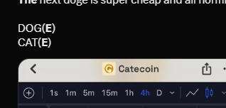 zeusrz's tweet photo. We have all these huge meta defining design aspects that are on almost every coin.

How have we never combined them into a runner?

Glow from $Punch
Nietzschean from $PENGUIN
ASCII from $Fartcoin
Wif in the name from $WIF
"The ..." from $ANSEM
"E" from $CATE

TheNietzscheanEWifGlowASCII

About time we have a Chillhouse type runner for 2026. Ts is everywhere.