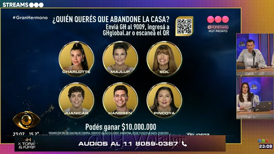 NY_Watcher's tweet photo. #GH2026 The Next 6 Housemates up for EVICTION in the #GranHermano House are --> CHARLOTTE - MAJLUF - SOL - JUANICAR - HANSSEN - PINCOYA <-- and Tomorrow SELVA will Directly FULMINATE (Nominate) another Housemate 📝🤔
#GeneraciónDorada https://t.co/D7QKYZFfia