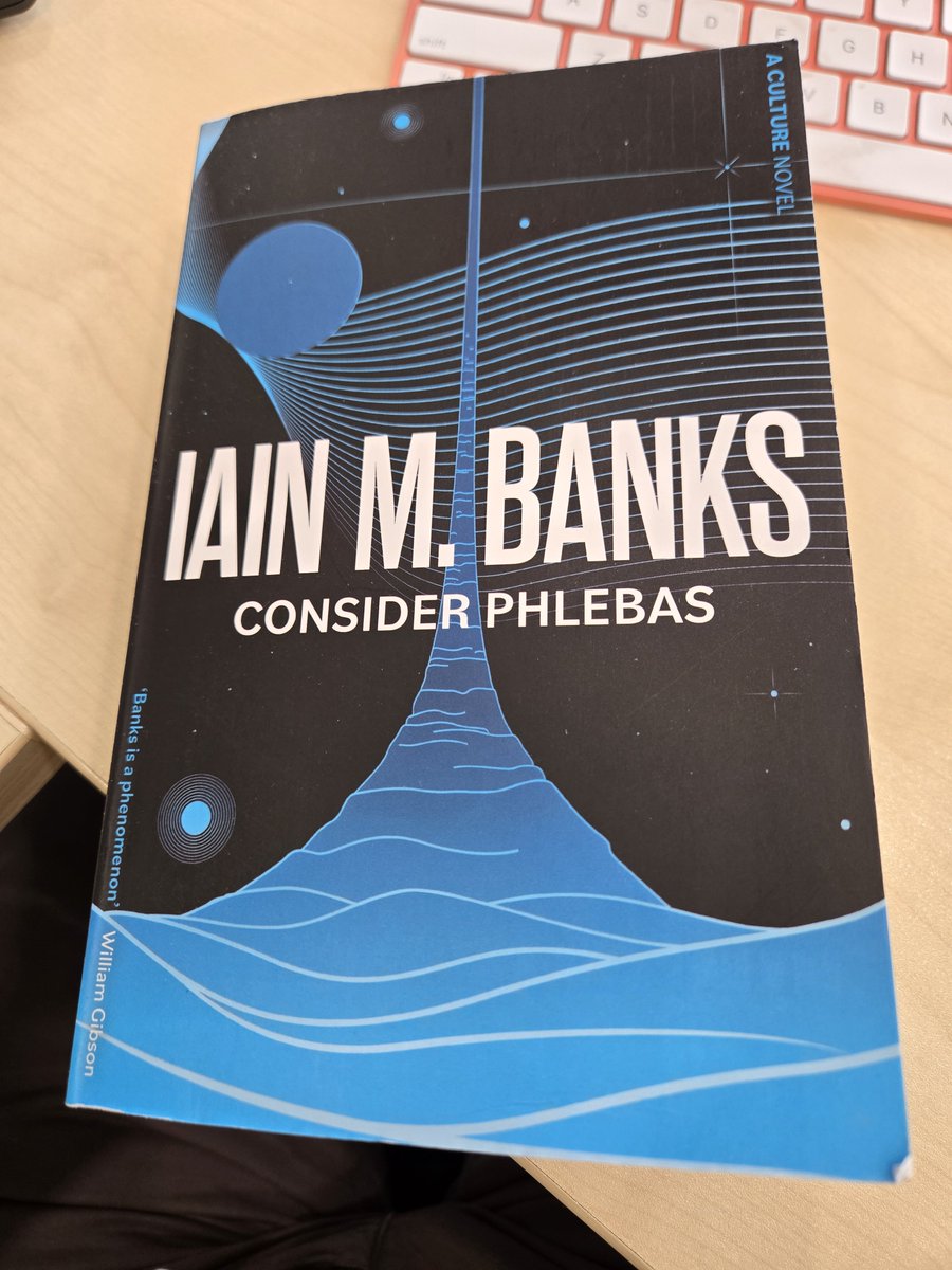 Iamsamirarora's tweet photo. Had ordered this book as Elon Musk referred to Iain Bank's books to understand how advanced AI can work in future-  in his recent interview with the Economist. 

Hopefully good read if nothing more. https://t.co/qL23yC0tou